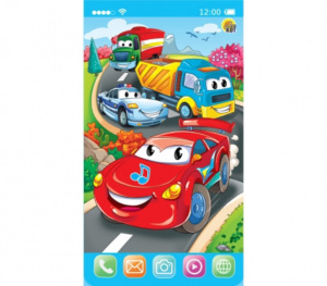 Игрушка музыкальная "Телефон. Веселые машинки" 5 песенок