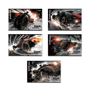 Альбом А4  8л скоба "Big Wheels"