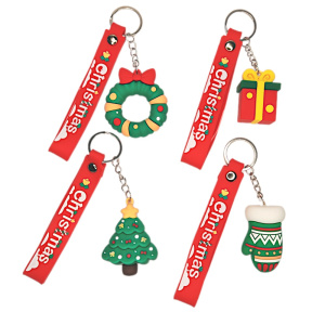 Брелок "Новогодний" ассорти дизайнов 5,1*4,1 см