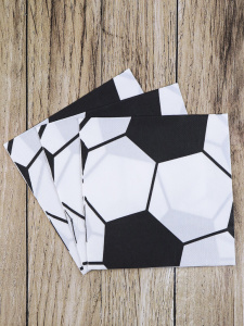 Салфетка "Футбол" 33*33см, 20 шт.