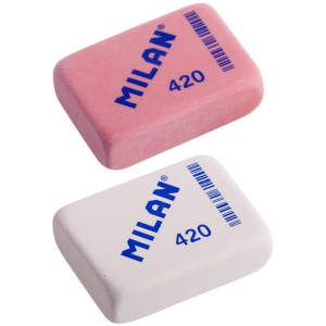 Ластик MILAN "420" прямоугольный, синтетический каучук