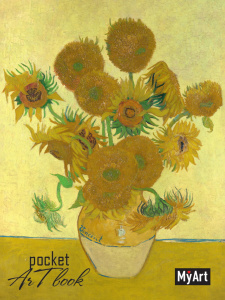 Скетчбук А6  80л., сшивка, 100гр/м2 "MyArt. Pocket ArtBook. Винсент Ван Гог. Подсолнухи" тв.обл.