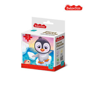 Пазлы    9 элементов 200*200мм. First Puzzle "Пингвиненок" 3+