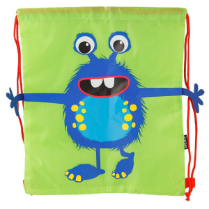 Мешок для обуви 1 отд, 330*400 Monster, зеленый