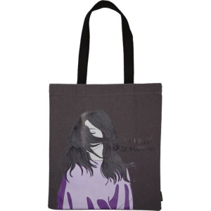 Сумка-шоппер 35*40см "deVENTE. Ты в порядке ?" на кнопке, 1 внутр. карман на молнии