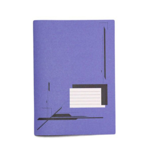 Скоросшиватель картон цветной пл. 220 немел. синий