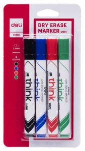 Набор маркеров для белой доски 2мм 4цв.