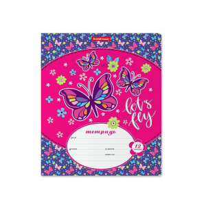 Тетрадь А5 12л лин.  "Let's Fly"