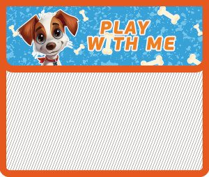 Папка д/тетрад. А5 (230*190*50) 1отд. на липучке, пластик "Поиграй со мной"