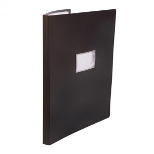 Папка файл А3 20лист 0,8мм, вертикальная, чёрная