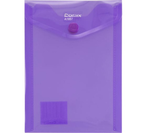 Конверт на кнопке А7  80*110мм BLAZE фиолетовый