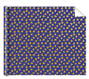 Бумага упаковочная 70*100см "Абстракция" металлизированная