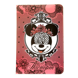 Обложка для паспорта "Сетка", Минни Маус