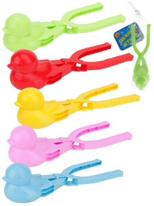 Форма для снега 200мм "СНЕГИРЬ" в сетке, цвет микс