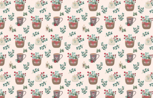 Бумага упаковочная 70*100см  "Уют"