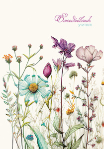 Ежедневник учителя А5 7БЦ, 288стр. "Полевые цветы" УФ-лак