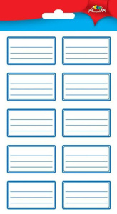 Наклейки на тетрадь, универсальные, 20шт.