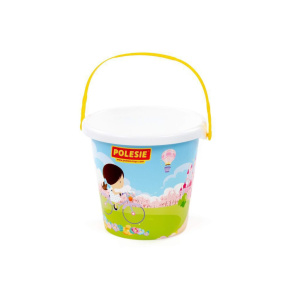 Ведро 1л с рисунком, цвет ассорти