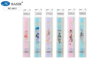 Линейка 20 см пластик. Аниме