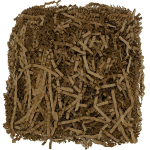 Наполнитель бумажный 50гр, 3 мм,  крафт темный