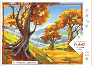 Бумага для гуаши А3 10л. 180гр/м2, фактурная "соты"