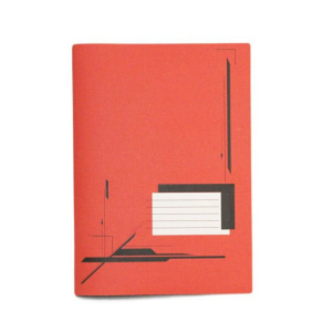 Скоросшиватель картон цветной пл. 220 немел. красный