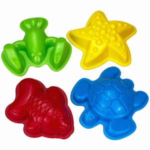 Формочки для песка "Море" 4 шт