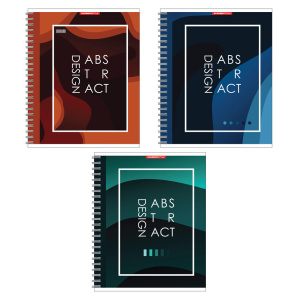 Тетрадь А5  48л кл. гребень Полиграф Принт "Линия цвета" УФ-лак, белизна 100%