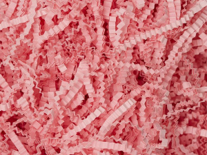 Наполнитель бумажный 50гр, 3 мм, розовый