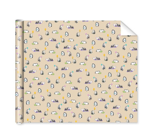 Бумага упаковочная 70*100см "Ёжики"