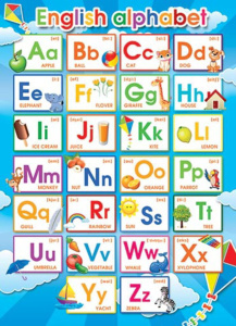 Плакат 50*70см "English alphabet"