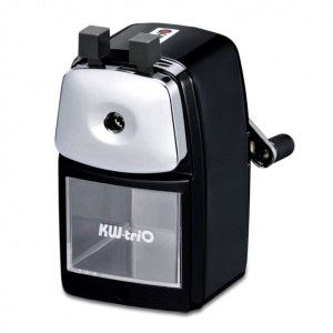 Точилка механическая, металл.корпус, чёрная