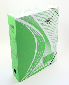 Архивная папка на резинках (325х250х70) зелёная