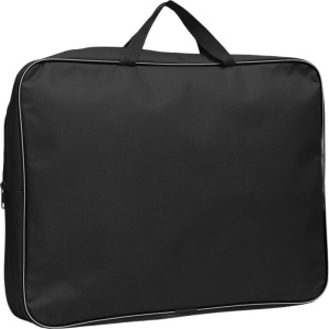 Папка А3 (450*350*70) с ручками, молния, ткань Черная