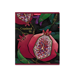 Тетрадь А5  96л кл. Erich Krause "Juicy Granate", выбор. УФ-лак