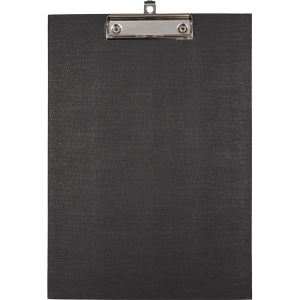 Клипборд А4 черный, ПВХ 2мм