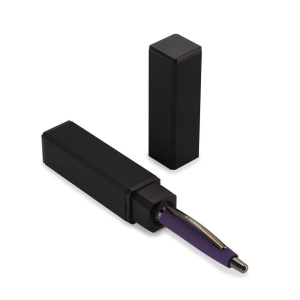 Ручка в футляре "San remo. Фиолетовый" шарик.,1,0мм, металл., синие чернила