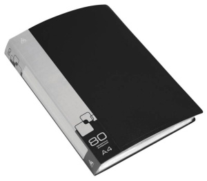 Папка файл  80лист 0.80мм чёрная