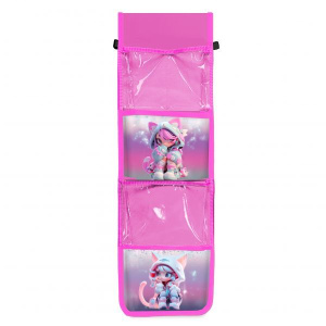 Мешок для обуви/нужных вещей, подвесной 240*800 "Девочки Нэко"