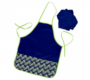 Набор Нарукавники + фартук для труда 535*445мм 2 кармана "Морской узел"