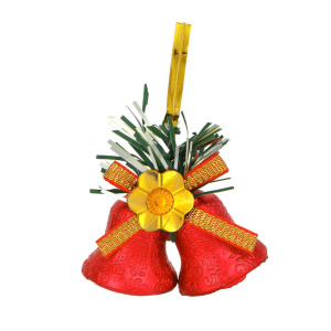 Набор подвесных украшений "Колокольчики" 6шт, краный