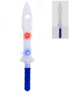 Световая палочка 41см "Меч" свет, Батарейки AG10 2 шт. и AG13 1 шт. в комплекте.