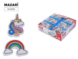 Ластик MAZARI "CORN" 2 шт/набор, фигурные