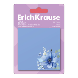 Бумага с липким краем Bloom Pastel (76*75мм)  50л, голубой