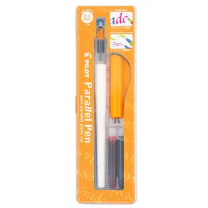 Ручка перьевая для каллиграфии (+2 катриджа, ширина пера 2,4мм.