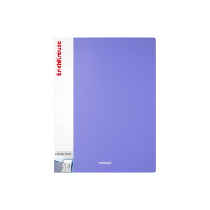 Папка файл А4  20лист 0.60мм Diagonal Pastel с карманом на корешке,ассорти