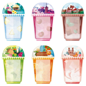 Блок д\записи на магните (105*170мм) "Мои заметки" 40л, ассорти*