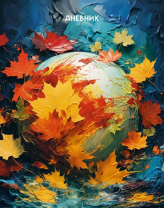 Дневник универсальн. обл. 7БЦ "Осенние листья" глянц.лам., 40л.