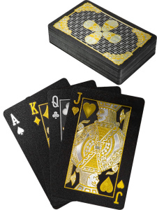 Карты игральные 54шт,  "Нуар" черный