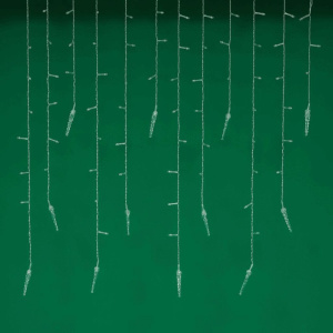 Гирлянда электрическая Бахрома 2,м 80LED пост. свечение, 220В, шампань